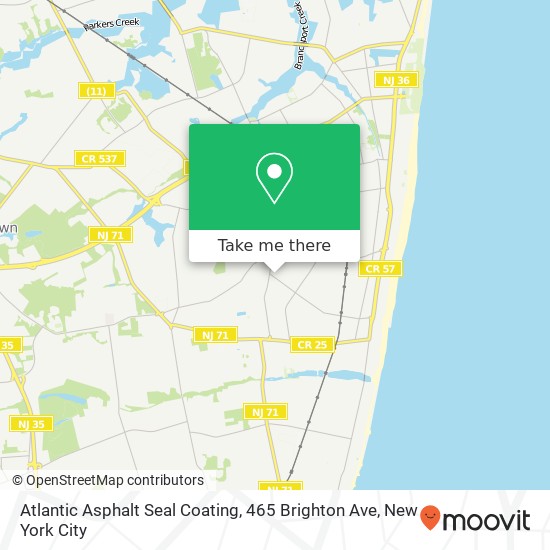 Atlantic Asphalt Seal Coating, 465 Brighton Ave map