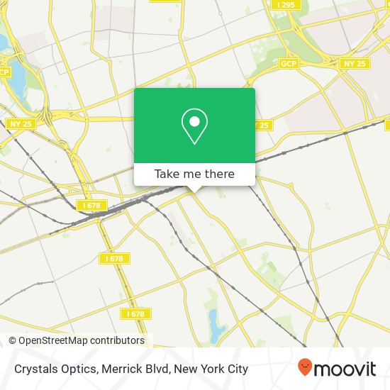 Crystals Optics, Merrick Blvd map