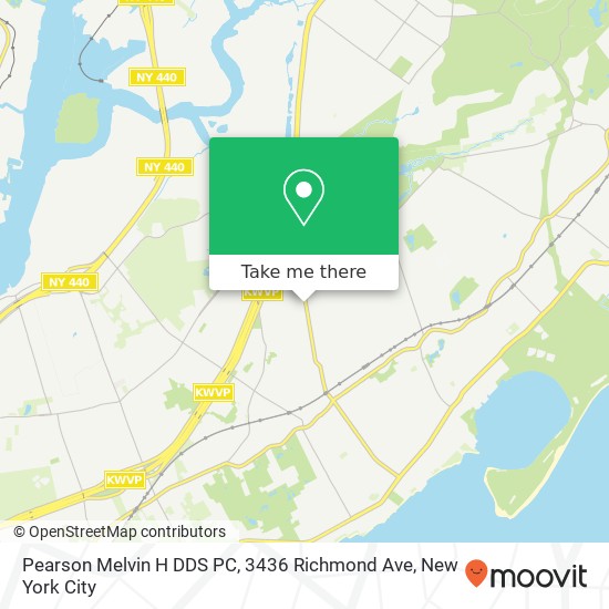 Mapa de Pearson Melvin H DDS PC, 3436 Richmond Ave