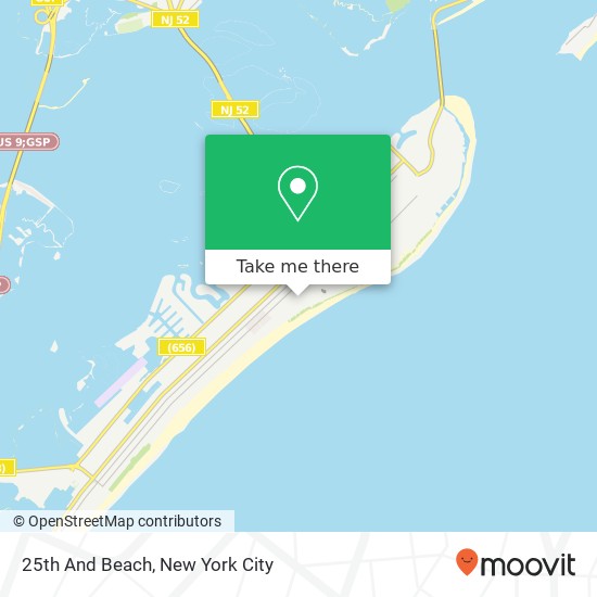 Mapa de 25th And Beach