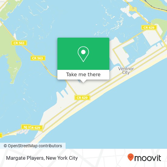 Mapa de Margate Players