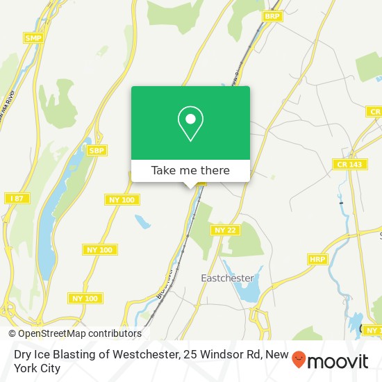 Mapa de Dry Ice Blasting of Westchester, 25 Windsor Rd