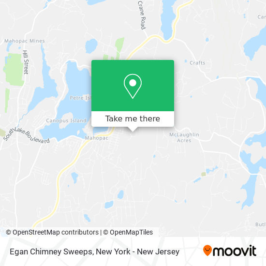 Egan Chimney Sweeps map