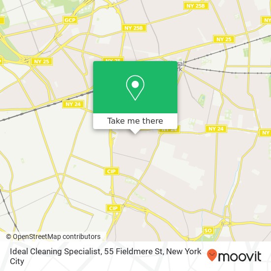 Mapa de Ideal Cleaning Specialist, 55 Fieldmere St