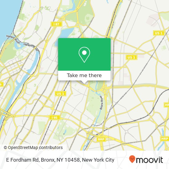 E Fordham Rd, Bronx, NY 10458 map