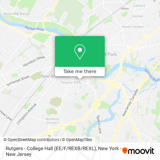 Rutgers - College Hall (EE / F/REXB / REXL) map