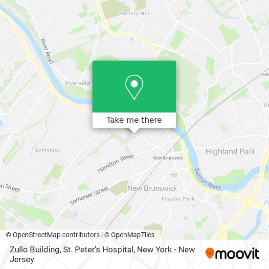 Zullo Building, St. Peter's Hospital map