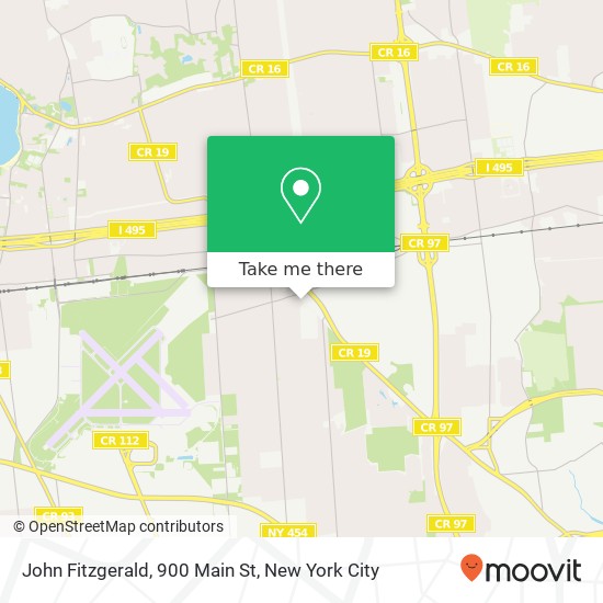 Mapa de John Fitzgerald, 900 Main St