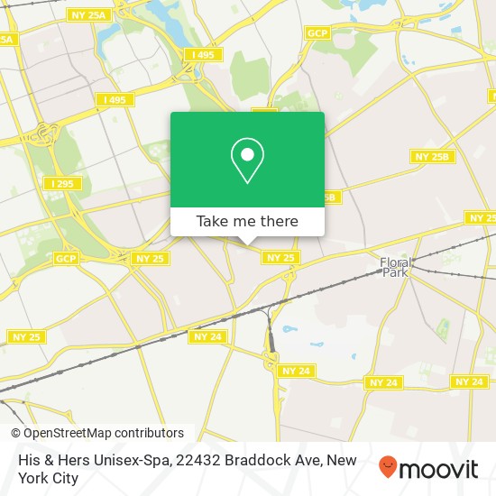 Mapa de His & Hers Unisex-Spa, 22432 Braddock Ave