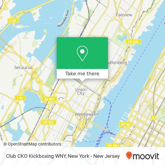 Mapa de Club CKO Kickboxing WNY