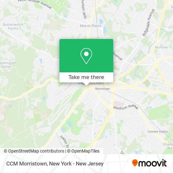 CCM Morristown map