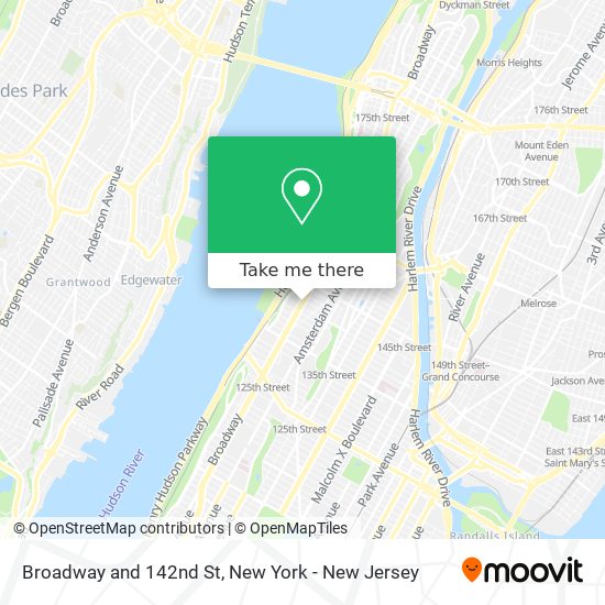 Mapa de Broadway and 142nd St