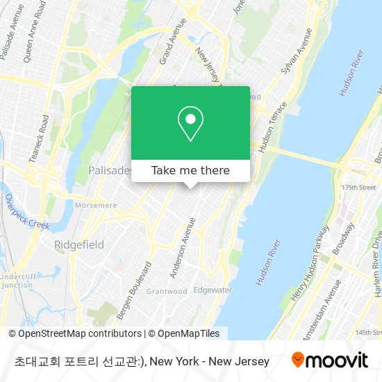 Mapa de 초대교회 포트리 선교관:)