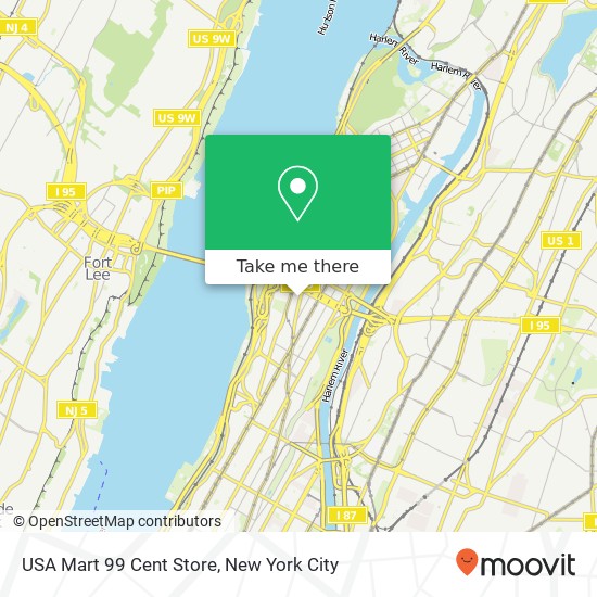 Mapa de USA Mart 99 Cent Store