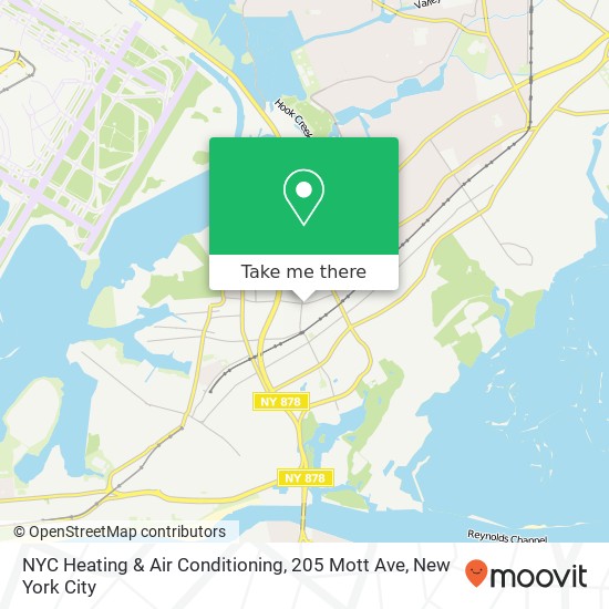 NYC Heating & Air Conditioning, 205 Mott Ave map