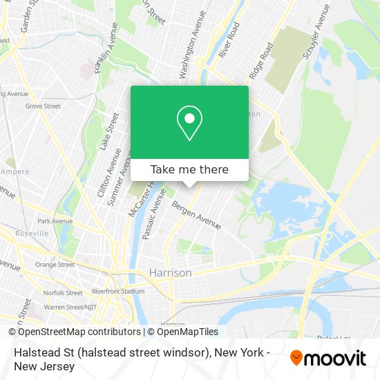 Mapa de Halstead St (halstead street windsor)