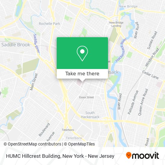 Mapa de HUMC Hillcrest Building