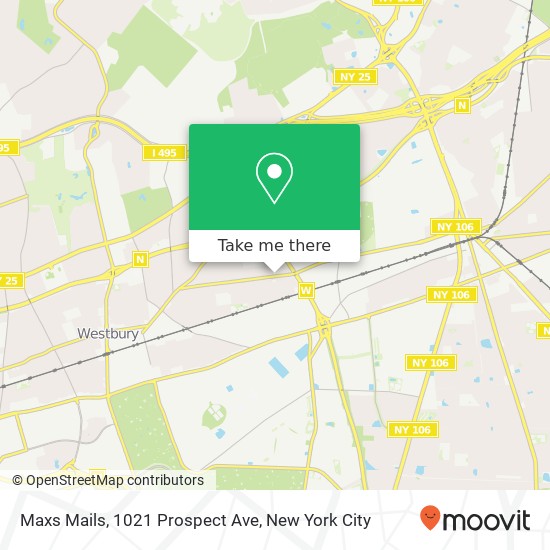 Mapa de Maxs Mails, 1021 Prospect Ave