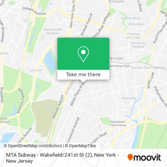 MTA Subway - Wakefield / 241st St map