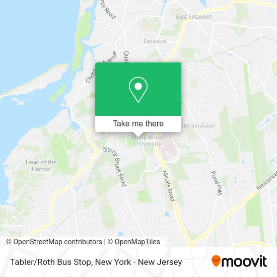 Mapa de Tabler/Roth Bus Stop