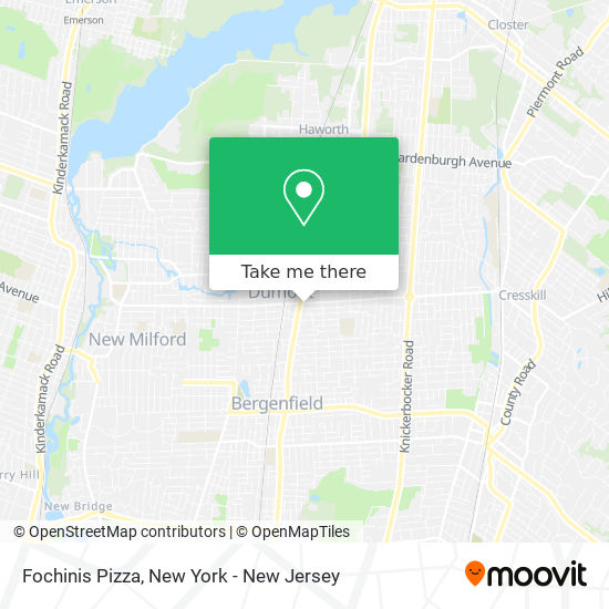 Mapa de Fochinis Pizza