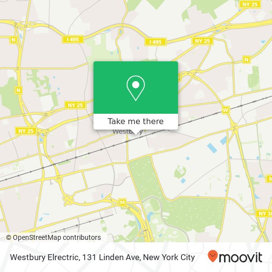 Westbury Elrectric, 131 Linden Ave map