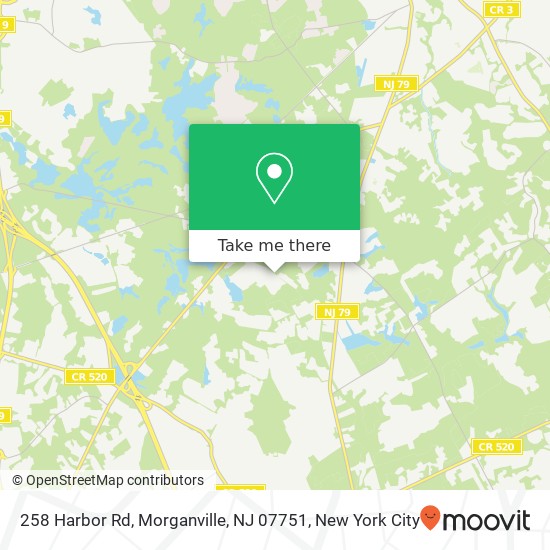 258 Harbor Rd, Morganville, NJ 07751 map