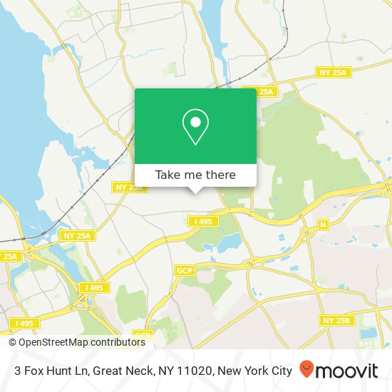 3 Fox Hunt Ln, Great Neck, NY 11020 map