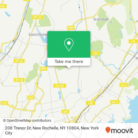 208 Trenor Dr, New Rochelle, NY 10804 map