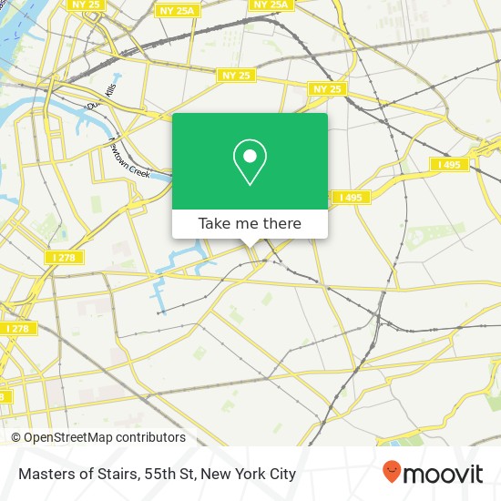 Mapa de Masters of Stairs, 55th St