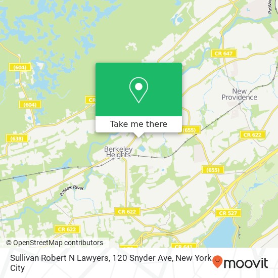 Sullivan Robert N Lawyers, 120 Snyder Ave map