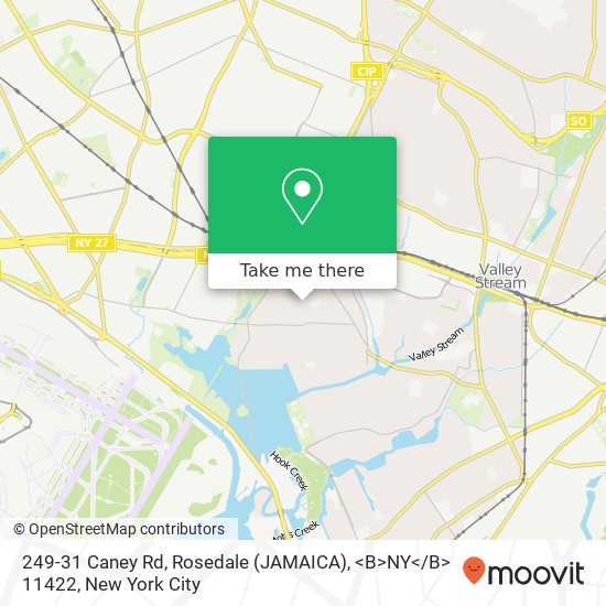 249-31 Caney Rd, Rosedale (JAMAICA), <B>NY< / B> 11422 map