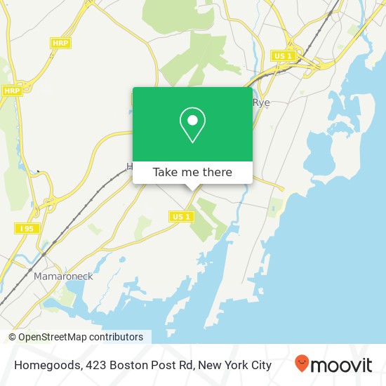 Homegoods, 423 Boston Post Rd map