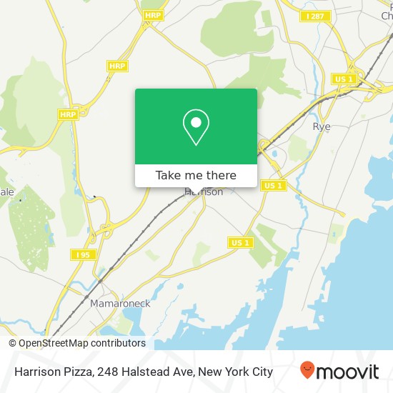 Mapa de Harrison Pizza, 248 Halstead Ave