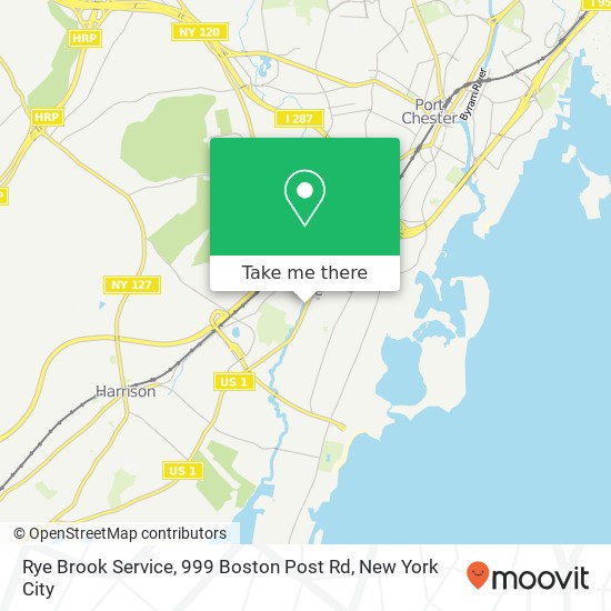 Rye Brook Service, 999 Boston Post Rd map