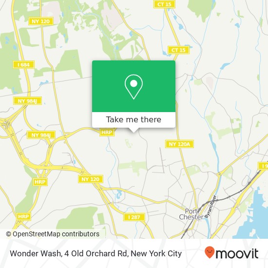 Wonder Wash, 4 Old Orchard Rd map