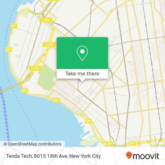 Mapa de Tenda Tech, 8015 18th Ave