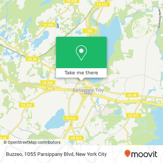 Buzzeo, 1055 Parsippany Blvd map