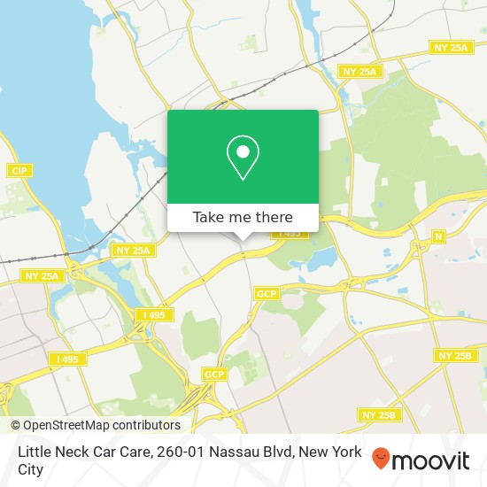 Little Neck Car Care, 260-01 Nassau Blvd map