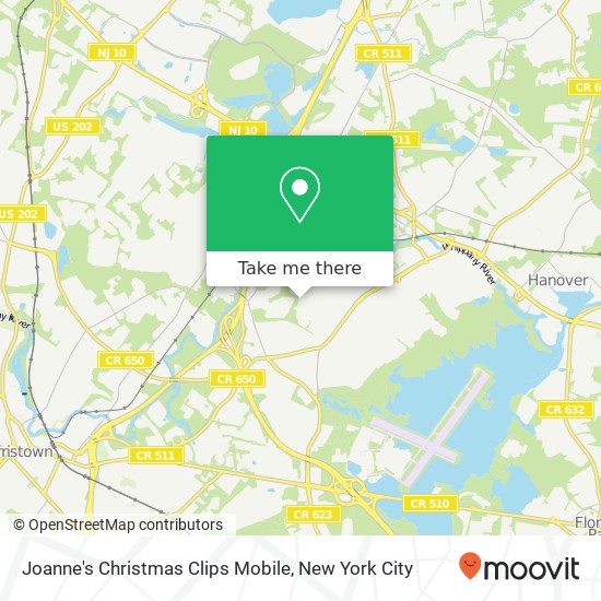 Joanne's Christmas Clips Mobile map