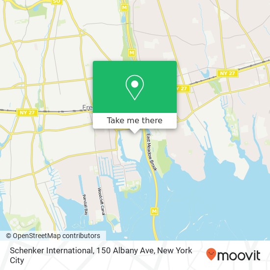 Schenker International, 150 Albany Ave map