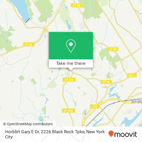 Mapa de Horblirt Gary E Dr, 2226 Black Rock Tpke