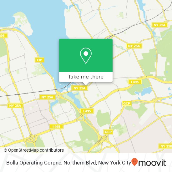 Bolla Operating Corpnc, Northern Blvd map