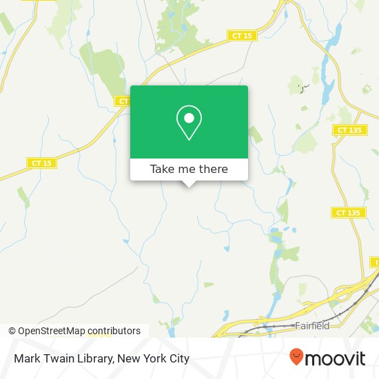 Mapa de Mark Twain Library