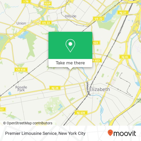 Mapa de Premier Limousine Service