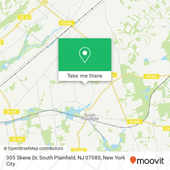 305 Skene Dr, South Plainfield, NJ 07080 map