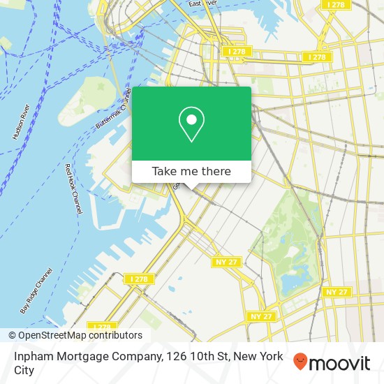 Inpham Mortgage Company, 126 10th St map