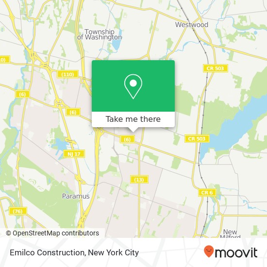 Emilco Construction map
