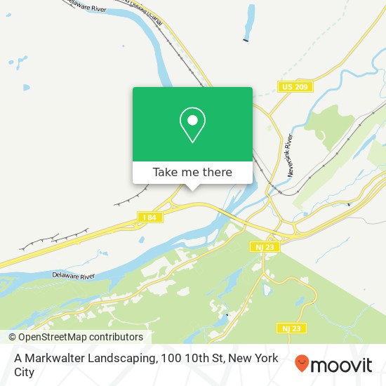 Mapa de A Markwalter Landscaping, 100 10th St