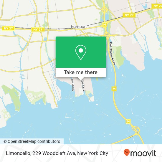 Mapa de Limoncello, 229 Woodcleft Ave